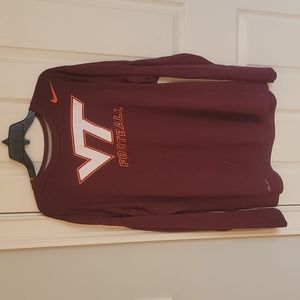 Mens Nike Virginia Tech Football long sleeve shirt
